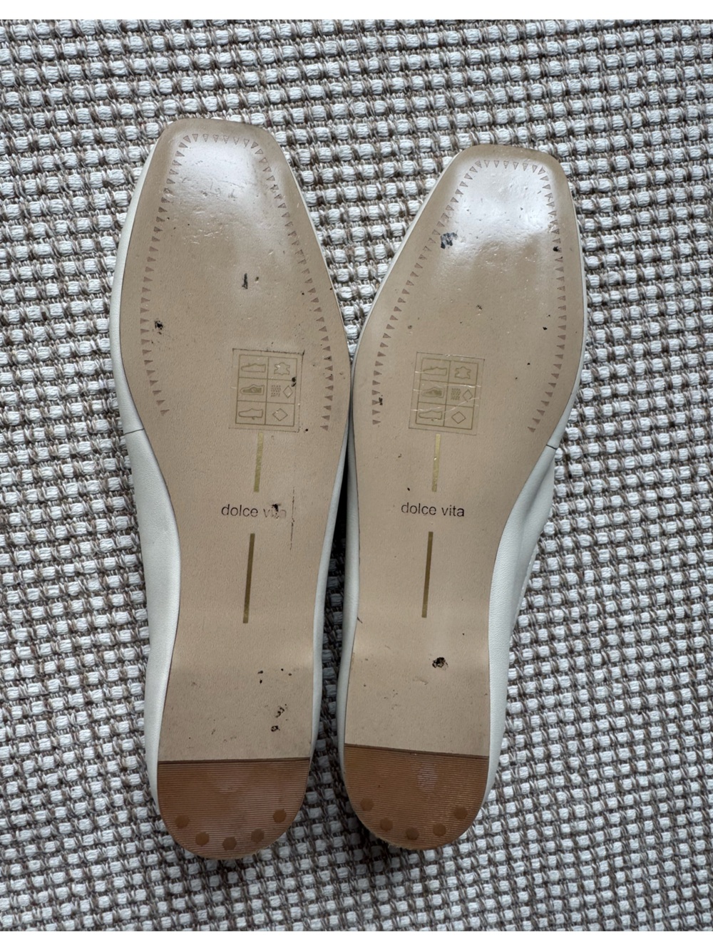 Dolce Vita Cream Mary Jane Flats - Picture 8 of 9